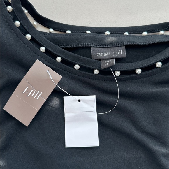 Elegant Black Long Sleeve Dress by J.JILL. - Picture 16 of 16